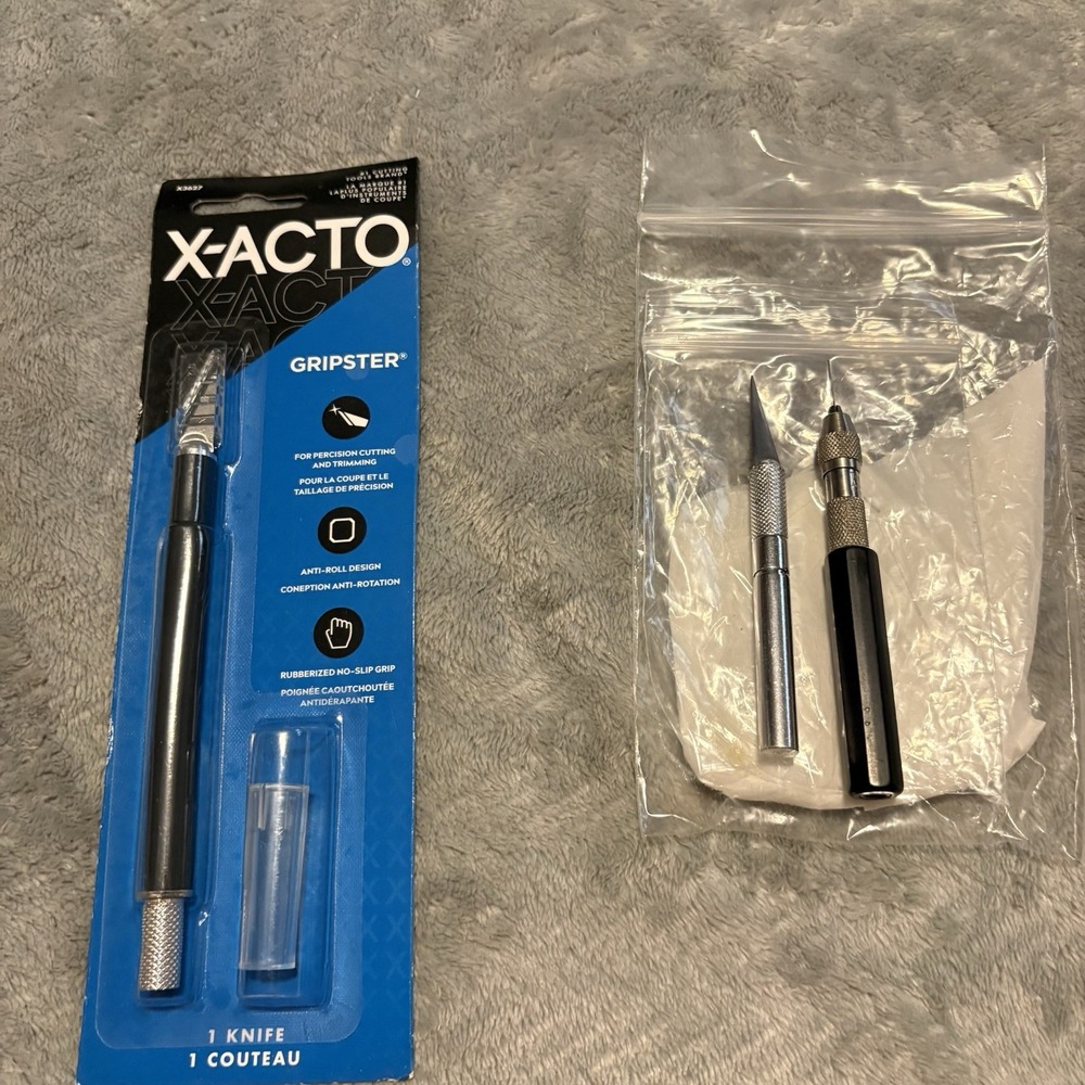 X-ACTO Gripster Knife Model X3627 NEW - Also Used knife included